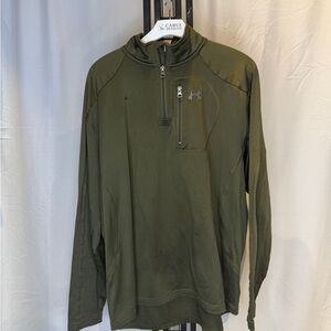 Under Armour Men's Olive Green Zip Up Sweater